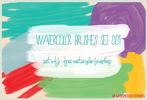Awesome watercolor brushes photoshop Addons