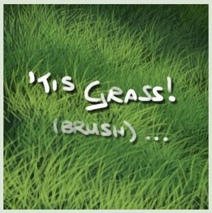 grass pencil photoshop
