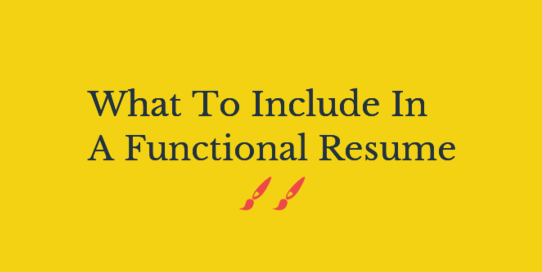 a functional resume definition