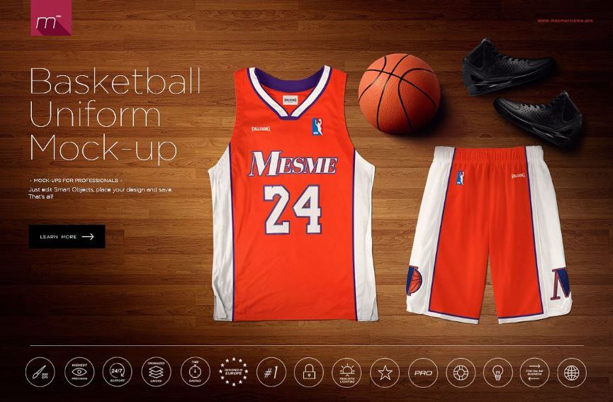Sports Jersey Mockup Template Pack by Go Media