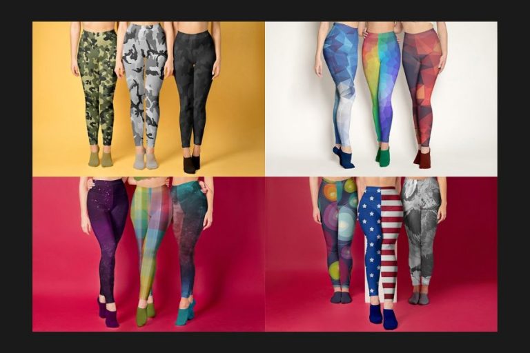 25 Realistic Leggings Mockup PSD Templates - Texty Cafe