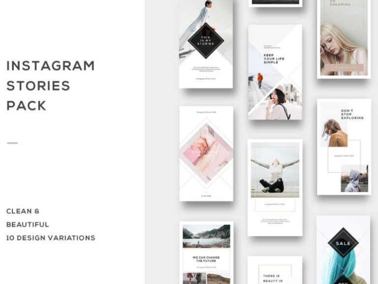 40+ Coolest Instagram Stories Templates and Resources - Texty Cafe