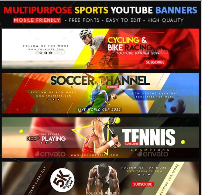 48+ FREE & PREMIUM PSD  CHANNEL BANNERS FOR THE BEST