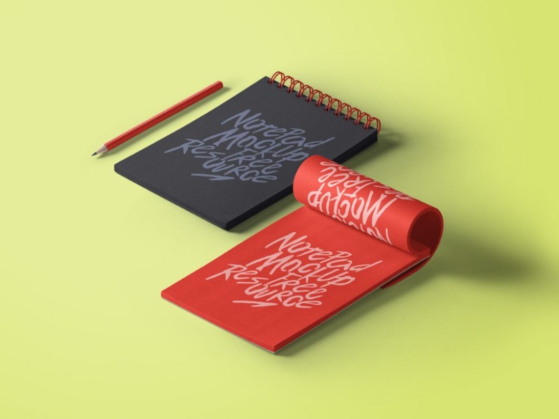 Large Drawing Pad Notepad Mockup PSD JPG Graphic by PrisonerRabbit ·  Creative Fabrica