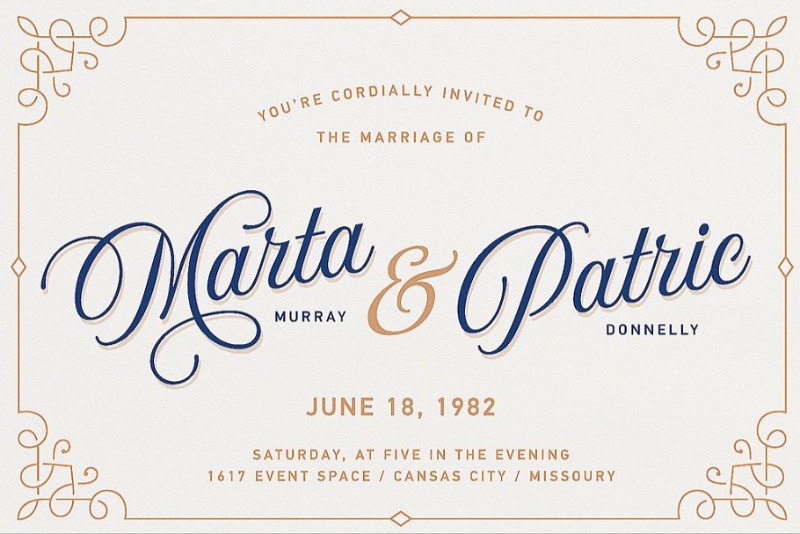 20 Invitation Fonts for Gorgeous Invite Cards - Texty Cafe