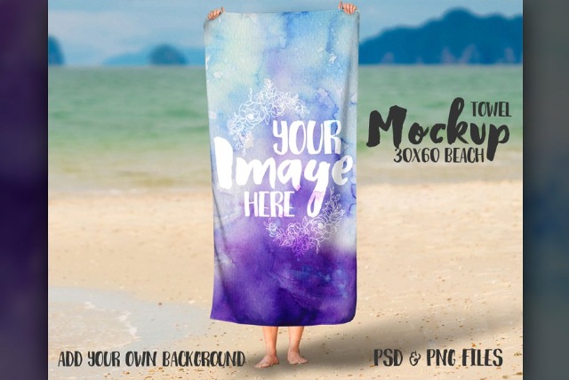 Download 50 Towel Mockup Psd For Beach Bath Tea Gym Free And Premium Texty Cafe