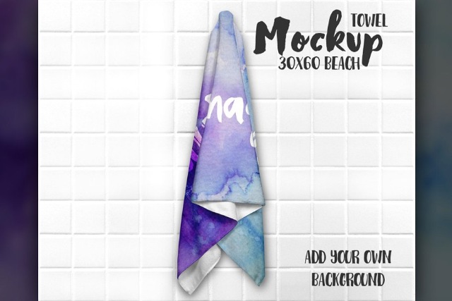 Download 50 Towel Mockup Psd For Beach Bath Tea Gym Free And Premium Texty Cafe